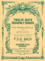 Twelve Quite Heavenly Songs Arie Proprio Zodicale