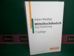 Hilkert Weddige: Mittelhochdeutsch. Eine