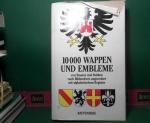 10000 Wappen und Embleme von Staaten und Städten nach Bildmotiven angeordnet.