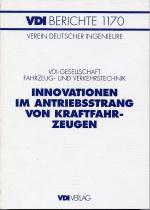 Innovationen im Antriebsstrang von Kraftfahrzeugen - VDI Berichte 1170