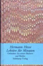Hermann Hesse: Lektüre für Minuten. Geda