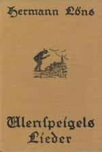 Hermann Löns: Ulenspeigels Lieder. Humor