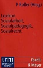 Lexikon Sozialarbeit, Sozialpädagogik, Sozialrecht.