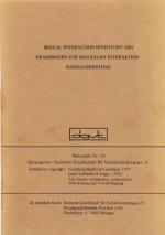 Sexual Interaction Inventory (SII) : Fragebogen zur sexuellen Interaktion : Handauswertung. Materialie Nr. 10 : Herausgeber: Deutsche Gesellschaft für Verhaltenstherapie e.V. : Autor: Crombach-Seeber & Crombach.