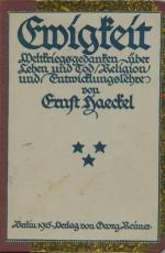 Ernst Haeckel: Ewigkeit - Weltkriegsgeda
