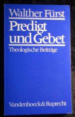 Predigt und Gebet : theol. Beitr. Hrsg. von Klaus-Peter Jörns