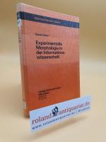 Experimentelle Morphologie in der Informationswissenschaft  / DGD-Schriftenreihe ; Bd. 5