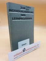 Zur Individualisierung des Lernprozesses. Möglichkeiten und Erfolge der Individualisierung im Programmierten Unterricht (PU) und im Computer-Unterstützten Unterricht (CUU). Teil 1: Zur Individualisierung im Programmierten Unterricht (PU).