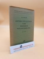 Meier, C. A.: Antike Inkubation und Mode