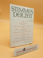 Stimmen der Zeit. (201. Band, 108. Jahrgang, Heft 11: November 1983)