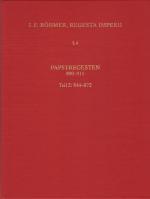 Regesta Imperii. Teil: 1. Die Regesten des Kaiserreichs unter den Karolingern 751 - 918 (926/962) / Bd. 4., Papstregesten 800 - 911 / Teil 2., 844 - 872 / Lfg. 1., 844 - 858 / erarb. von Klaus Herbers.  Widm. d. Autors a. Vors. nach Johann Friedrich Böhmer neubearb. ... Hrsg. von der Kommission für die Neubearbeitung der Regesta Imperii bei der Österreichischen Akademie der Wissenschaften ...