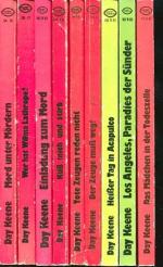 1.Küss mich und stirb.  2.Der Zeuge muß weg !   3.Wer hat Wilma Lathrope ?  4.Einladung zum Mord.  5.Los Angeles,Paradies der Sünde.  6.Heißer Tag in Acapulco.  7 Mord unter Mördern.  8.Tote Zeugen reden nicht.  9..Das Mädchen in der Todeszelle.  -  9 TB.