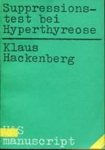 Klaus Hackenberg: Suppressionstest bei H