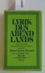 Lyrik des Abendlands