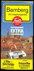 Bamberg mit Umgebungskarte - Falkplan Ex