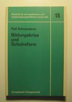 Rolf Schmiederer: Bildungskrise und Schu Rolf Schmiederer: Bildungskrise und Schu