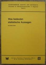 Was bedeuten statistische Aussagen