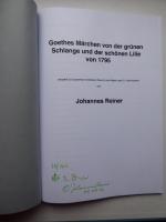 GOETHE Johann Wolfgang - REINER Johannes