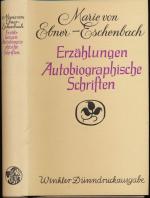 EBNER-ESCHENBACH, Marie von: Erzählungen