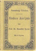 Niedere Analysis