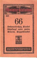 66. Sechsundsechzig, Binokel, Schafkopf 66. Sechsundsechzig, Binokel, Schafkopf