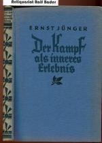 Der Kampf als inneres Erlebnis. 10.-12. Tausend
