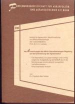 Auswirkungen der Milch-Garantiemengen-Regelung auf die Entwicklung der Agrarstruktur : die Beurteilung von gegenwärtiger und künftig möglicher Ausgestaltung der MGMR durch die Milcherzeuger sowie dadurch ausgelöste Verhaltensweisen. Eine empirische Analys