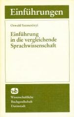 Oswald Szemerényi: Einführung in die Ver Oswald Szemerényi: Einführung in die Ver