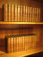 Dansk) Conversations-Lexicon eller encyclopædist Haandbog, 20 + 7 Bände, Halbleder-Ausgabe.