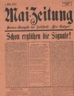 Plessner, Adolf (Hg.): Mai-Zeitung. Sond