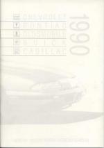 GM Automobilprospekt: Chevrolet, Pontiac, Oldsmobile, Buick, Cadillac