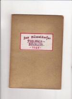 Das Düsseldorfer Psalmenbüchlein - Neue Auswahl - nach der Übersetzung von Dr. Rudolf Frieling Handgeschrieben von Günther Galle