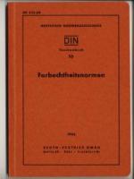 Farbechtheitsnormen. DIN Taschenbuch 16
