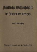 Amtliche Wissenschaft im Zeichen des Kreuzes