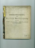 Sammlung mehrerer Actenstücke [Aktenstücke], den Wilden-Wassergang betreffend. Mit Rücksicht auf das über denselben d.g. Glückstadt den 4. Nov. 1822 erlassenen Regulativ geordnet.