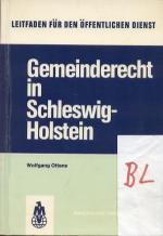 Gemeinderecht in Schleswig-Holstein