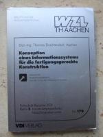 Konzeption eines Informationssystems für die fertigungsgerechte Konstruktion