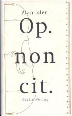 Alan Isler: Op. non cit.
