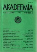 Akadeemia 3/1993