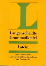 Langenscheidts Grammatiktafel Latein