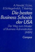 Die besten Business Schools der USA.