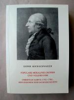 Populare Moralphilosophie und Volkskunde. Christian Garve - Reflexionen zur Fachgeschichte.