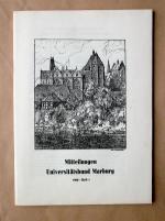 Mitteilungen Universitätsbund Marburg. 1960. Heft 1.