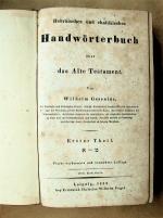 Hebräisches und chaldäisches Handwörterbuch über das Alte Testament. Erster Theil. [Aleph - Mem.]