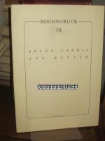 ANK REUZEN. (= Reihe Bogendruck IX).