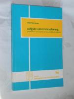 Rudolf Biermann: Aufgabe Unterrichtsplan