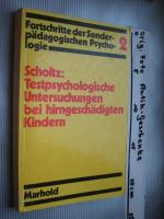 Walter Scholtz: Testpsychologische Unter Walter Scholtz: Testpsychologische Unter