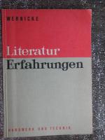 Literaturerfahrungen - Methodische Einführung in den Umgang mit Literatur für den Schulgebrauch