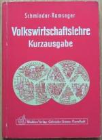 Volkswirtschaftslehre - Kurzausgabe -