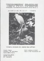 Tierpark Rheine: Jahresbericht 1989